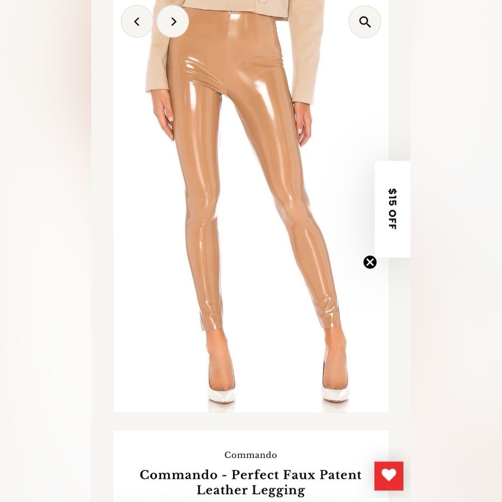Commando - Perfect Faux Patent Leather Legging in Cocoa
